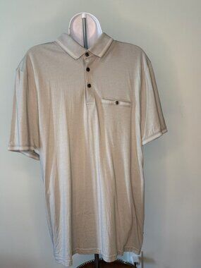 Ted Baker Light Gray/Blue Polo XL